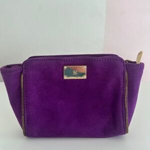 INC small velvet purple crossbody
